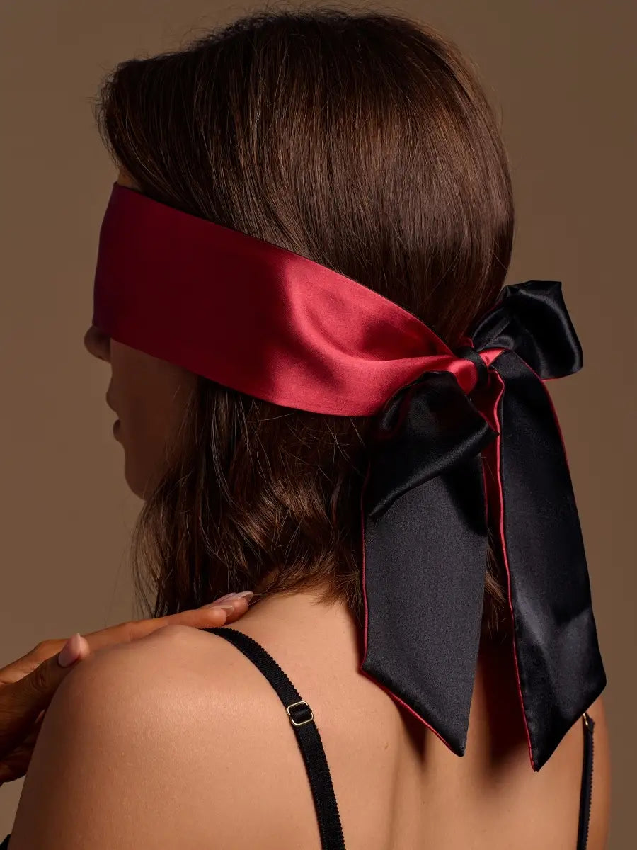 Silk blindfold