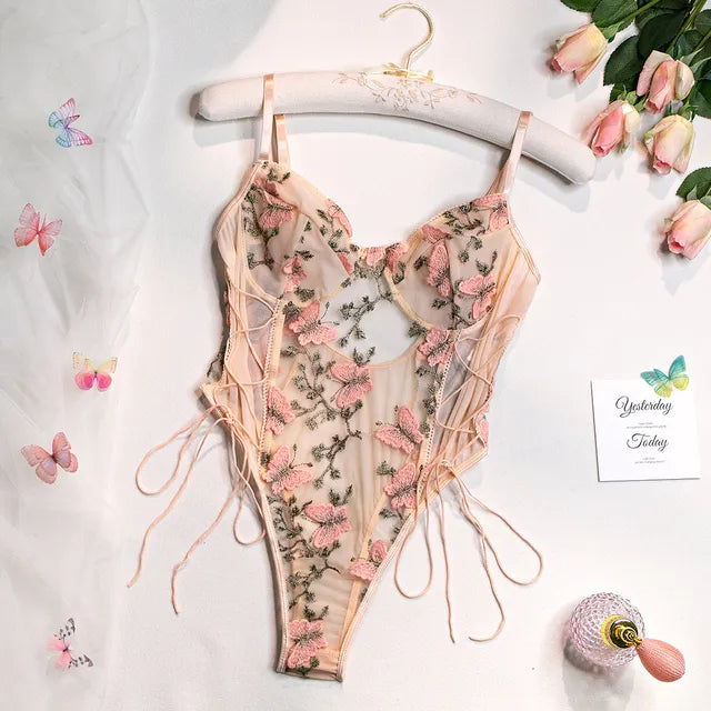 Selene | Embroidered Butterfly Body