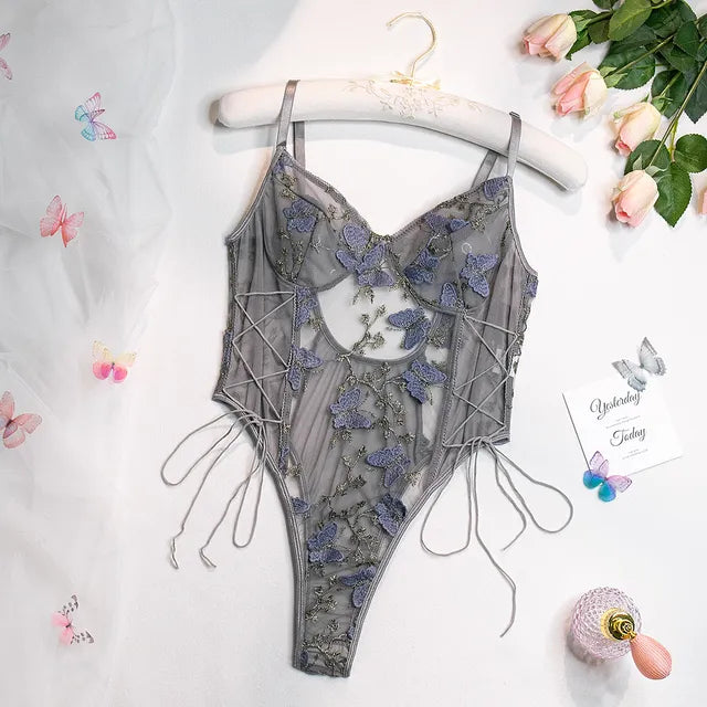 Selene | Embroidered Butterfly Body