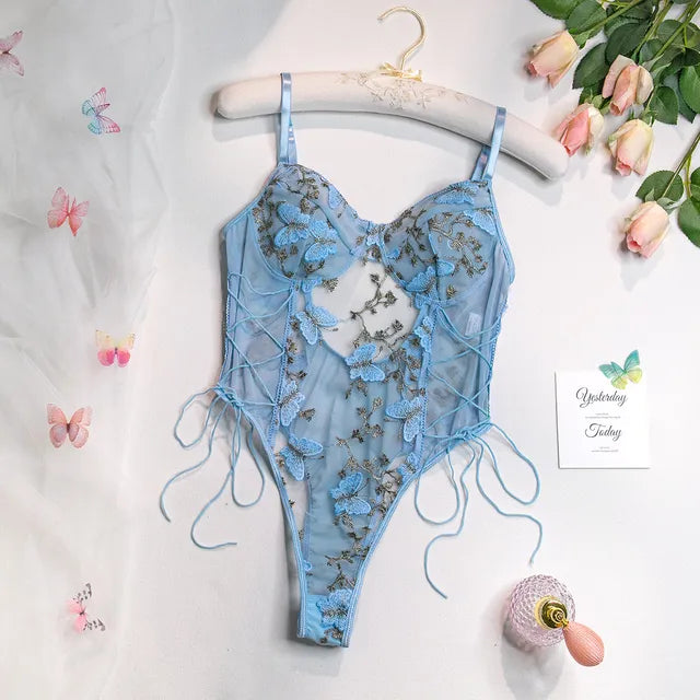 Selene | Embroidered Butterfly Body