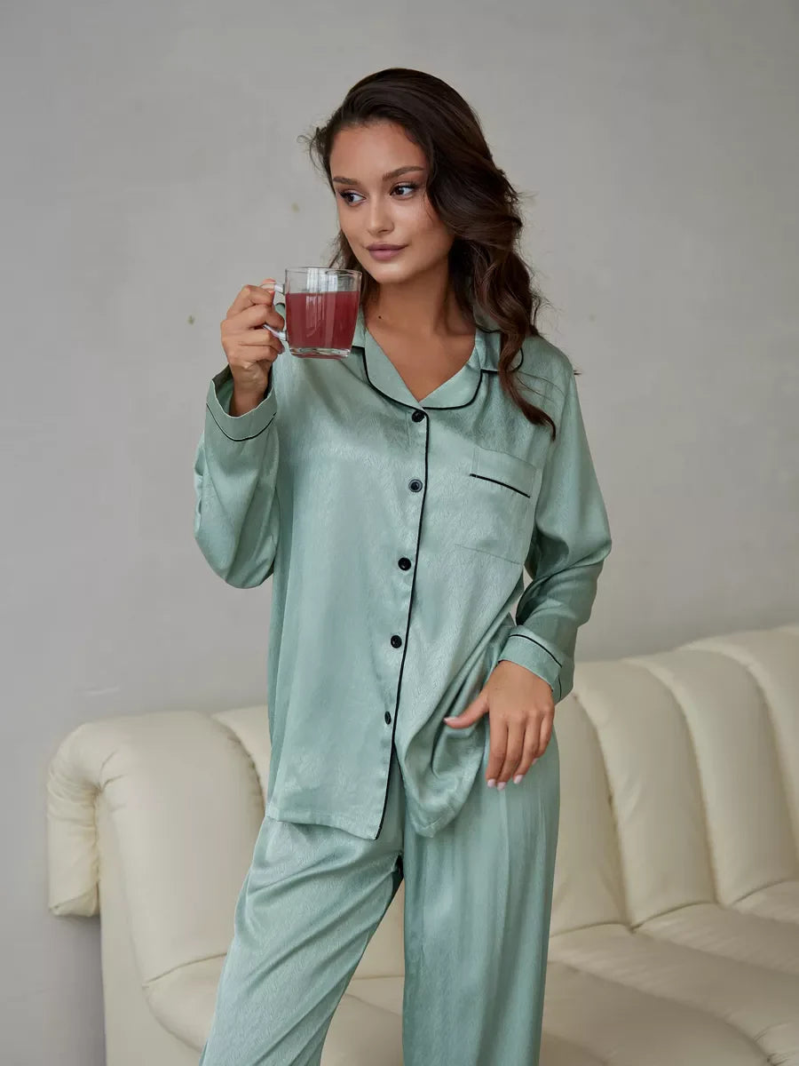 Soraya | Satin Pajama Set