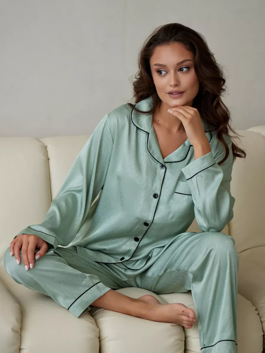 Soraya | Satin Pajama Set