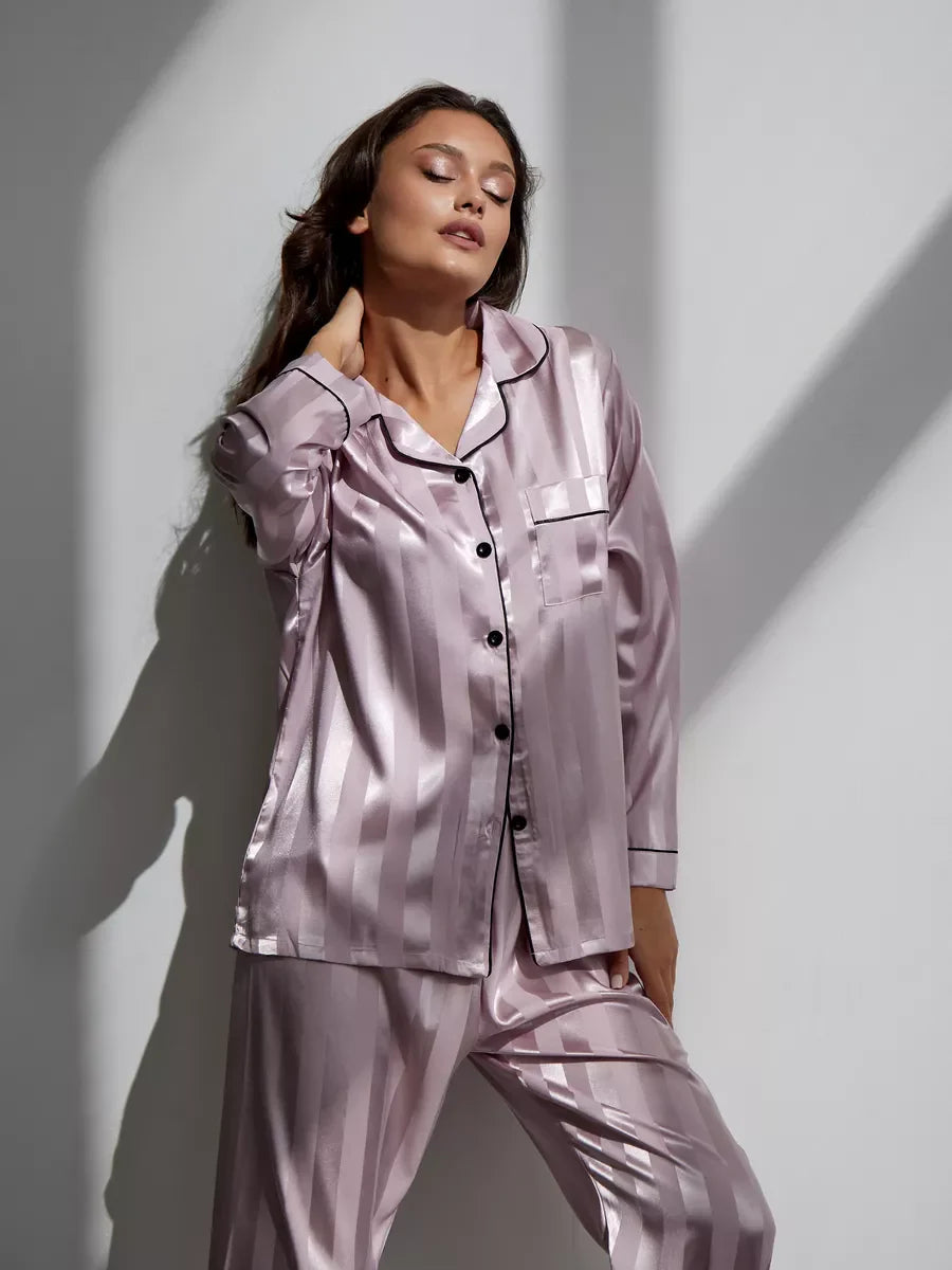 Amaya | Satin Pajama Set