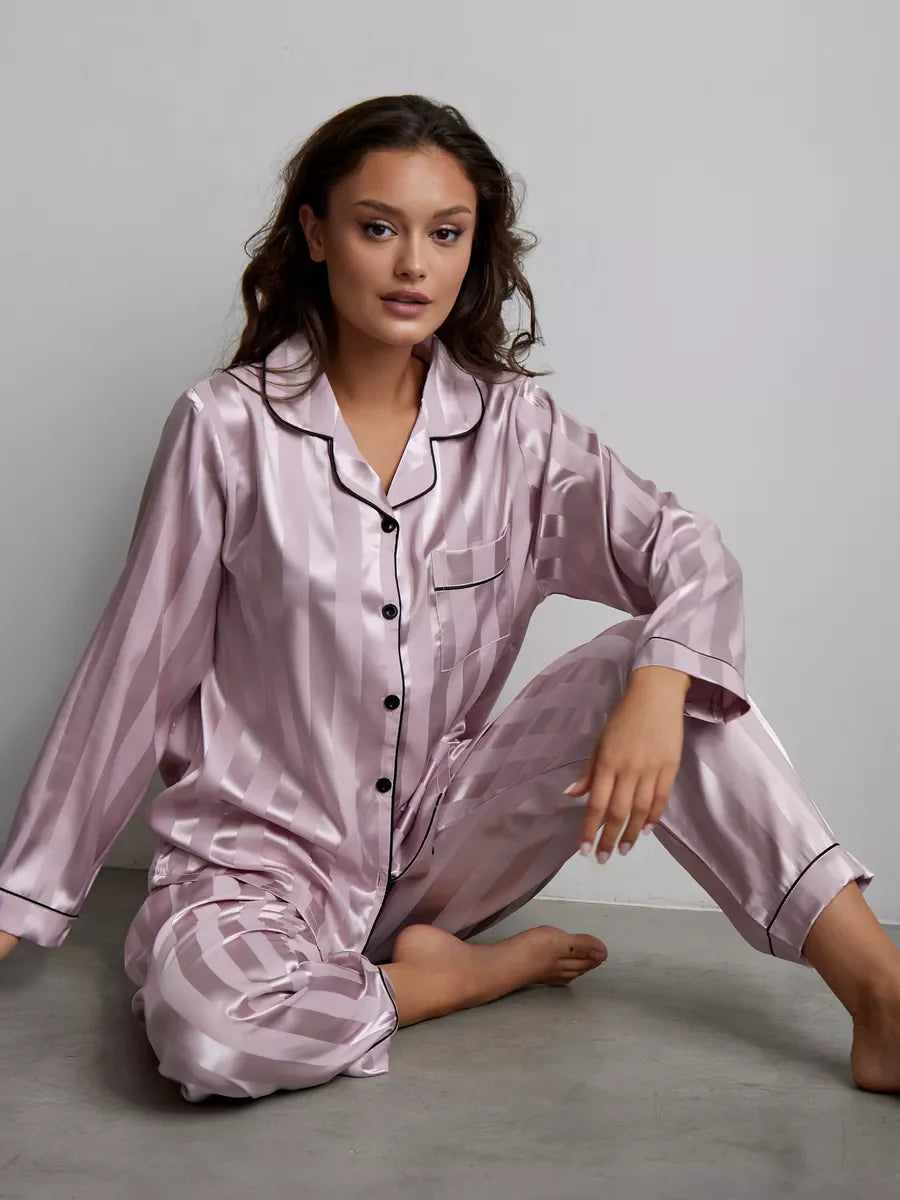 Amaya | Satin Pajama Set
