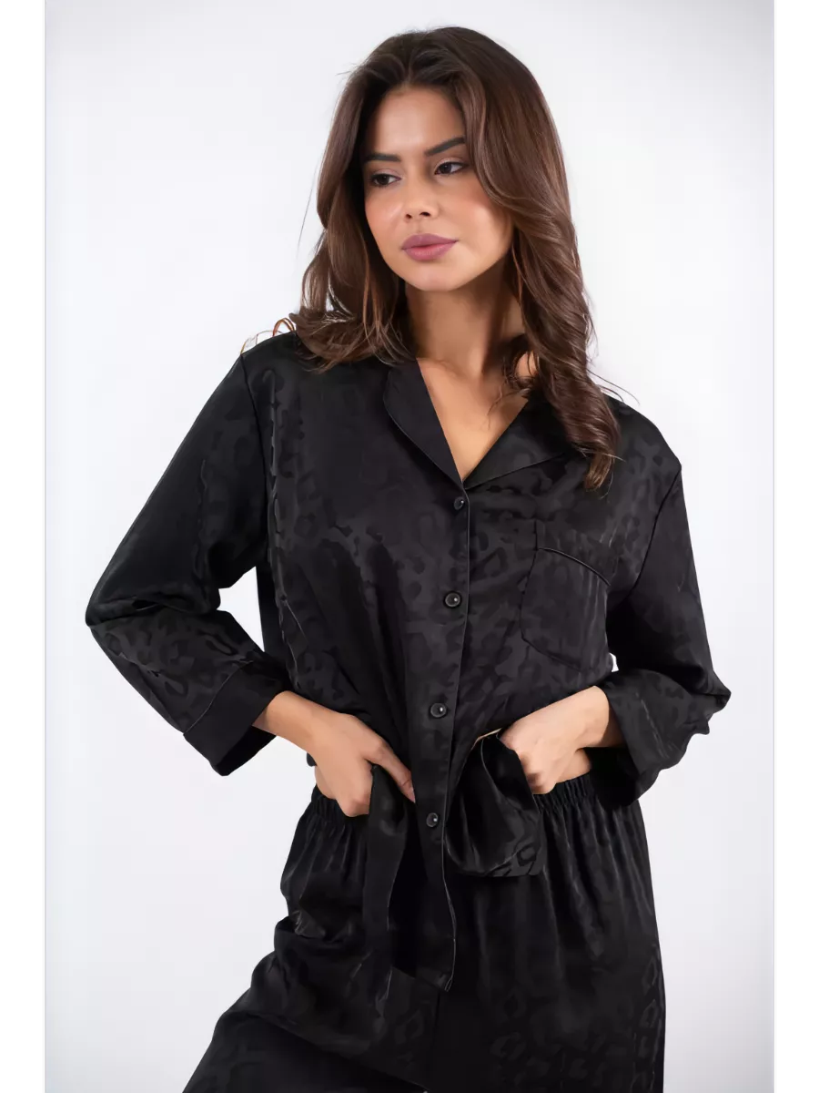 Leona | Satin-Pyjama Set
