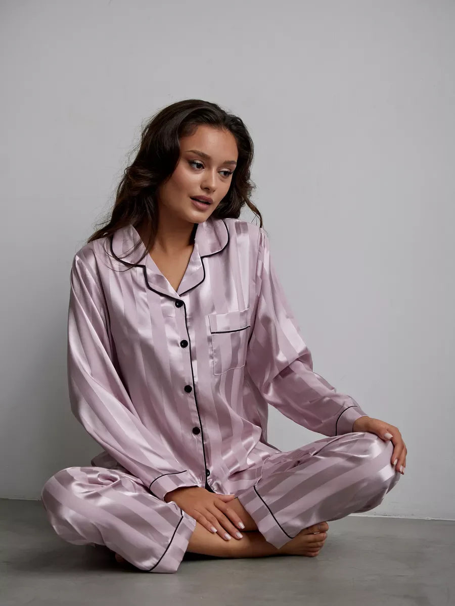 Amaya | Satin Pajama Set